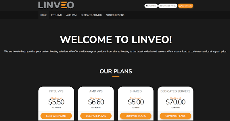 Linveo 达拉斯/凤凰城/哥伦布VPS 采用双核4G NVMe VPS 10Gbps带宽 $2.85/月