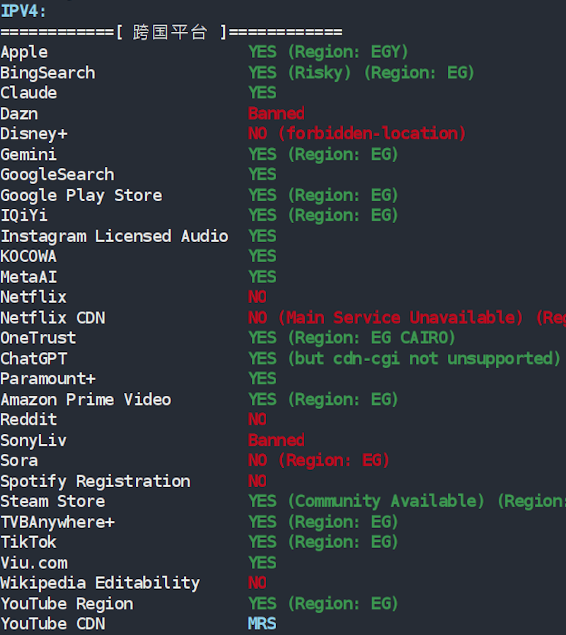 记录Zenlayer 非洲机房埃及开罗VPS主机性能简单测评-图片2