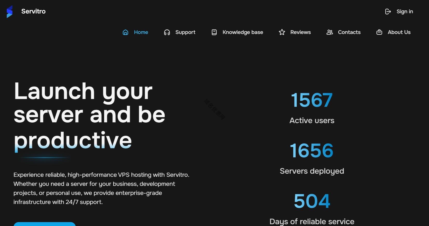 $20/年Servitro德国VPS:AMD EPYC单核/4G内存/1T流量详解